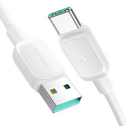 JOYROOM USB-A - USB-C A14 Kábel - 1.2m 3A - Fehér (S-AC027A141W)