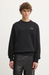 Paul Smith pamut melegítőfelső fekete, férfi, sima, M2R. 958XE. N22126 - fekete L