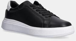 Calvin Klein bőr sportcipő LOW TOP LACE UP LTH fekete, HM0HM01016 - fekete Férfi 43