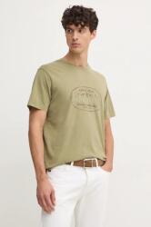 Pepe Jeans pamut póló ANDER zöld, férfi, nyomott mintás, PM509621 - zöld L