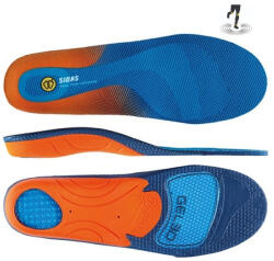 SIDAS Cushioning Gel 3D Mărime încălțăminte (EU): 37 - 38 / Culoare: albastru/portocaliu (CSEESCUSH3D_02)