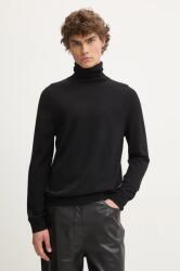 Paul Smith pulóver könnyű, férfi, fekete, garbónyakú, M2R. 983Y. N21861 - fekete L