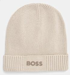 BOSS Green sapka gyapjú keverékből BOSS GREEN - bézs Univerzális méret