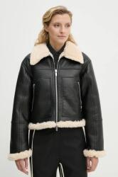 A. L. C A. L. C. rövid kabát Avery női, fekete, átmeneti, oversize, 1JAKT00876 - fekete S