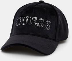 Guess baseball sapka fekete, nyomott mintás, V4BZ04 KBXI2 - fekete Univerzális méret
