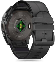 Tech-Protect Silicone Pu szíj Garmin Fenix 5x / 5x Plus / 6x / 6x Pro / 7x / 8 51mm, black