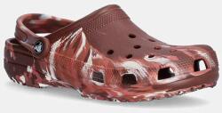 Crocs papucs Classic Marbled Clog barna, férfi, 206867 - barna Férfi 42/43