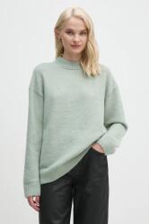 Calvin Klein pulóver női, zöld, félgarbó nyakú, J20J224636 - zöld L