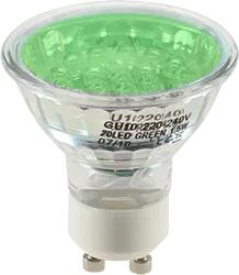 ELMARK Bec Cu LED, uri LED20 GU10, 1.5W, 230V Lumina Verde, Elmark, 99LED219 (99LED219)