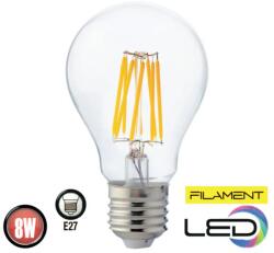 Horozk Electrik Bec Filament Led 8w 2700k E27 220-240v Filament Globe-8 Horoz 001-015-0008-010 (0led-001-015-0008-010)