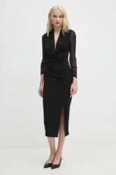 Diane Von Furstenberg ruha fekete, maxi, testhezálló, DVFDW3S015 - fekete XS