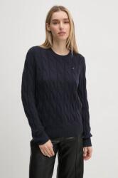 Tommy Hilfiger pulóver könnyű, női, sötétkék, WW0WW43586 - sötétkék XS