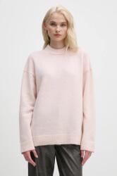 Calvin Klein pulóver női, rózsaszín, félgarbó nyakú, J20J224636 - rózsaszín S
