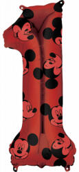 Amscan Disney Mickey Fólia lufi 1-es 66 cm DPA4013101 (DPA4013101)