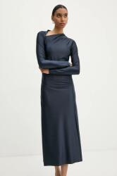 DAY Birger et Mikkelsen ruha Lori - Glossy Stretch sötétkék, maxi, testhezálló, DAY65243441 - sötétkék XS
