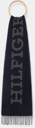 Tommy Hilfiger gyapjú sál sötétkék, mintás, AM0AM12838 - sötétkék Univerzális méret