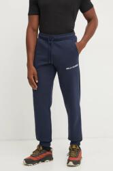 Helly Hansen melegítőnadrág Cotton Fleece sötétkék, sima, 54163 - sötétkék S