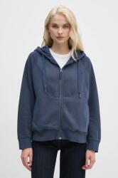 Pepe Jeans felső FELICITY ZIPPER női, sima, kapucnis, PL581463 - kék M