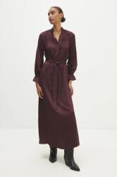 ANSWEAR ruha bordó, maxi, harang alakú - burgundia M - answear - 24 990 Ft