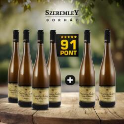 SZEREMLEY 4+2 db - Badacsonyi Olaszrizling-Rajnai Rizling 2022 - Szeremley - 91 pont ***** (6 X 0, 75l)