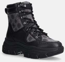 Guess bakancs BLIZA fekete, női, lapos talpú, FLFBLI FAL12 - fekete Női 39