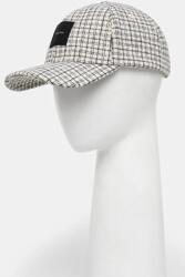 Calvin Klein gyapjú siltes sapka bézs, mintás, K50K512366 - bézs Univerzális méret