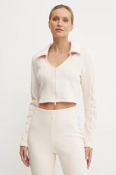 Adidas felső Femme Galore Rib Cardigan rózsaszín, női, sima, JN3018 - rózsaszín S