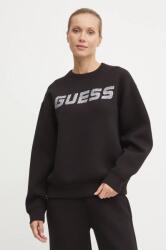 GUESS felső CECILIA fekete, női, nyomott mintás, V4BQ15 K7UW2 - fekete XL