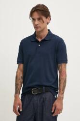 Guess Jeans pamut póló sötétkék, sima, M4BP29 KCJV1 - sötétkék XL