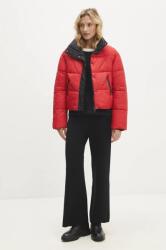 Answear Lab rövid kabát női, piros, téli, oversize - piros S