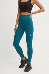 PUMA edzős legging Shapeluxe Seamless zöld, sima, 524360 - türkiz M