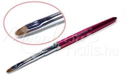 MoonbasaNails Fém zselé ecset kerekített nyestszőr Z032-6 Magenta