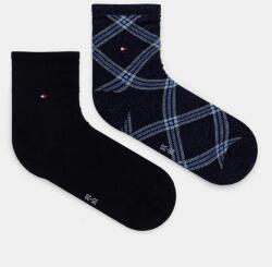 Tommy Hilfiger zokni 2 pár sötétkék, női, 701229861 - sötétkék 35/38