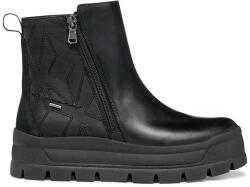 Geox bőr csizma D SPHERICA EC7.1 B A fekete, női, platformos, D46WSG 04322 C9999 - fekete Női 40