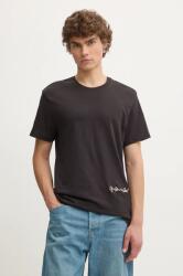 G-Star Raw t-shirt fekete, férfi, nyomott mintás, D25087-C506 - fekete S