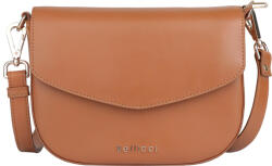 Bellicci Női bőr crossbody táska Bellicci Lenke - konyak