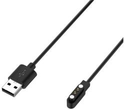 gigapack Töltőkábel USB (mágneses, 120cm) FEKETE Mibro Watch Lite 2, Watch C2, Watch T1 (GP-161761)
