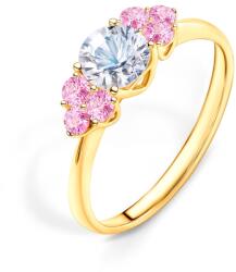 SAVICKI Inel de logodnă Fairytale: aur, safir alb - savicki - 7 067,00 RON