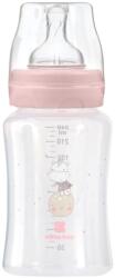 KikkaBoo Бебешко шише Kikkaboo - Hippo Dreams, РР, 240 ml, Pink (31302020129)