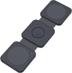 Dviced Incarcator wireless Dviced 3-in-1 DV230003, 15 W, Magnetic, Negru (DV230003)