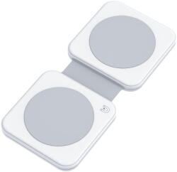 DVICED Dviced 2-in-1 foldable magnetic wireless charger - White (DV230007)