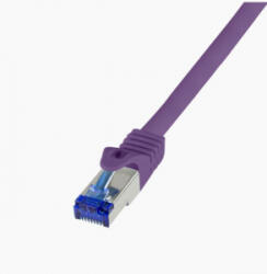 LogiLink Patch kábel Ultraflex Cat. 6A S/FTP 3m lila (C6A069S)
