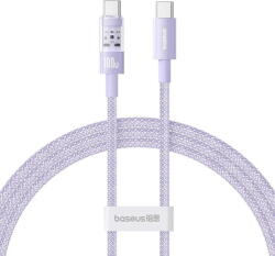 Baseus Gem, Fast Charging Data Cable pt. smartphone, USB Type-C la USB Type-C 100W, 1m, mov (P10373000511-00)