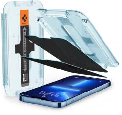 Spigen Glass tR EZ Fit 2 Pack Privacy Sensor Open iPhone 14 Plus/13 Pro Max üvegfólia (AGL03378)