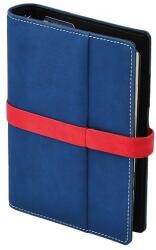 KALENDART Gyűrűs kalendárium SATURNUS L225 chamois lapos kék-piros műbőr 2026. SL225-004 (SL225-004)