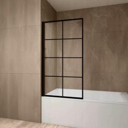 Rune Paravan de cada negru model patrate Rune Borr 80x140 cm (5940541331742)