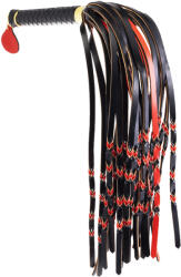 Sevanda Braided Tail Flogger Red & Black