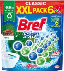 Bref Power Aktiv Pine WC frissítő 6 x 50 g (300 g) - ecofamily