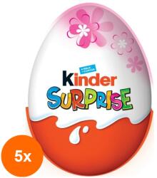 Kinder Set 5 x Ou de Ciocolata cu Surprize Kinder Surprise, 20 g (FXE-5xEXF-TD-85344)