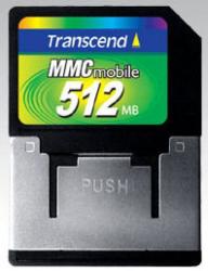 Transcend MMCmobile 512MB (TS512MRMMC4)